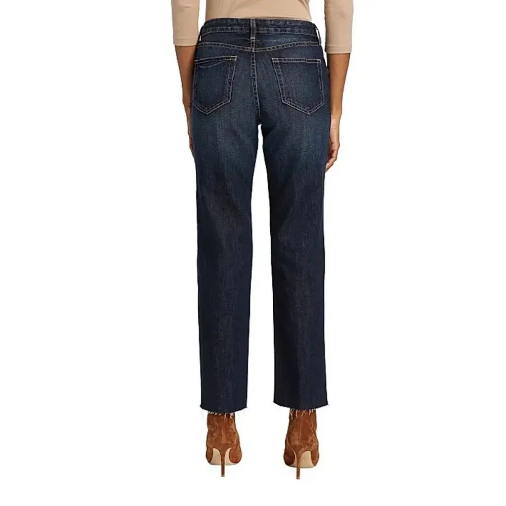 L'AGENCE  Milana Stovepipe Jeans in Grainger (Dark Wash) - Size 25 - Picture 2 of 11